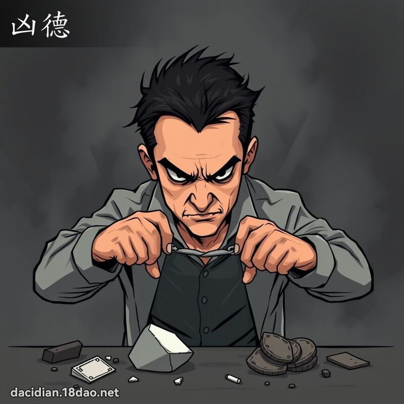 凶德 - 國語大辭典配圖