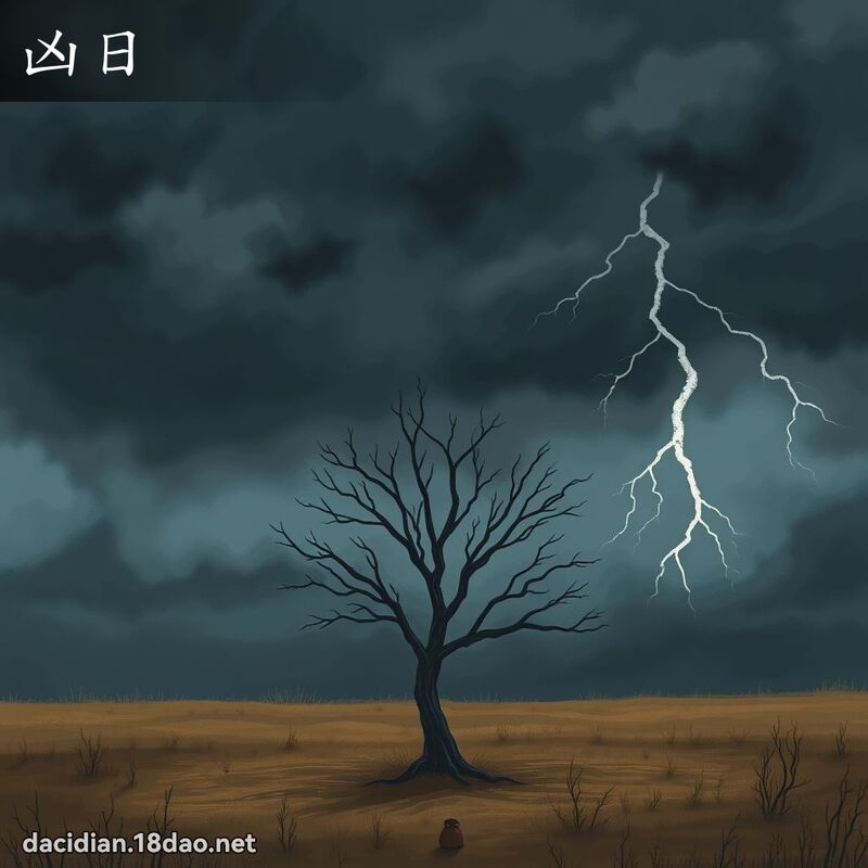 凶日 - 國語大辭典配圖
