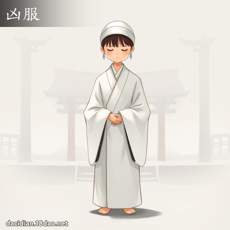 凶服 - 國語大辭典配圖