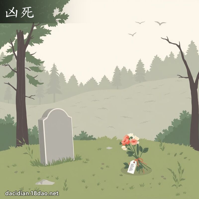凶死 - 國語大辭典配圖