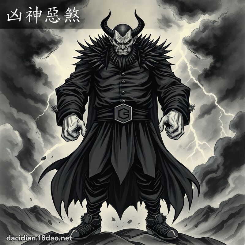 凶神恶煞 - 国语大辞典配图