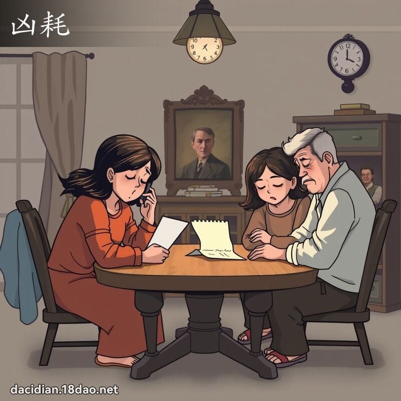 凶耗 - 國語大辭典配圖