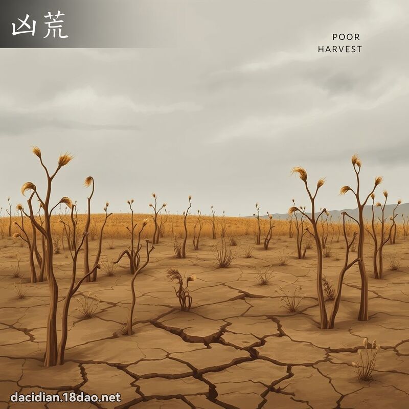 凶荒 - 國語大辭典配圖