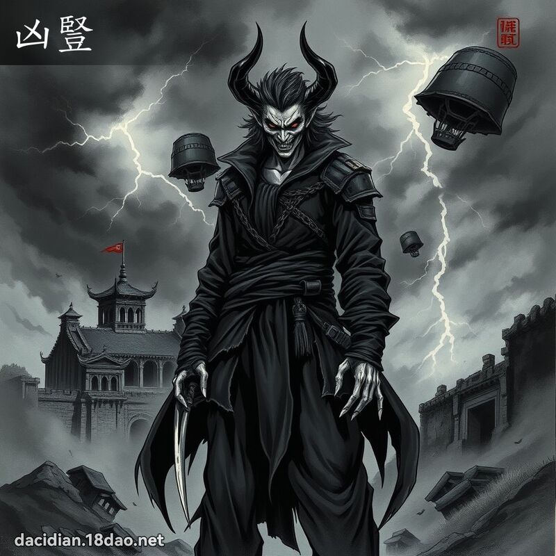 凶豎 - 國語大辭典配圖