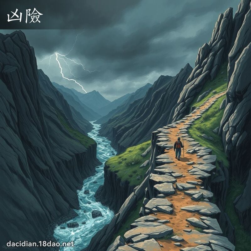 凶险 - 国语大辞典配图