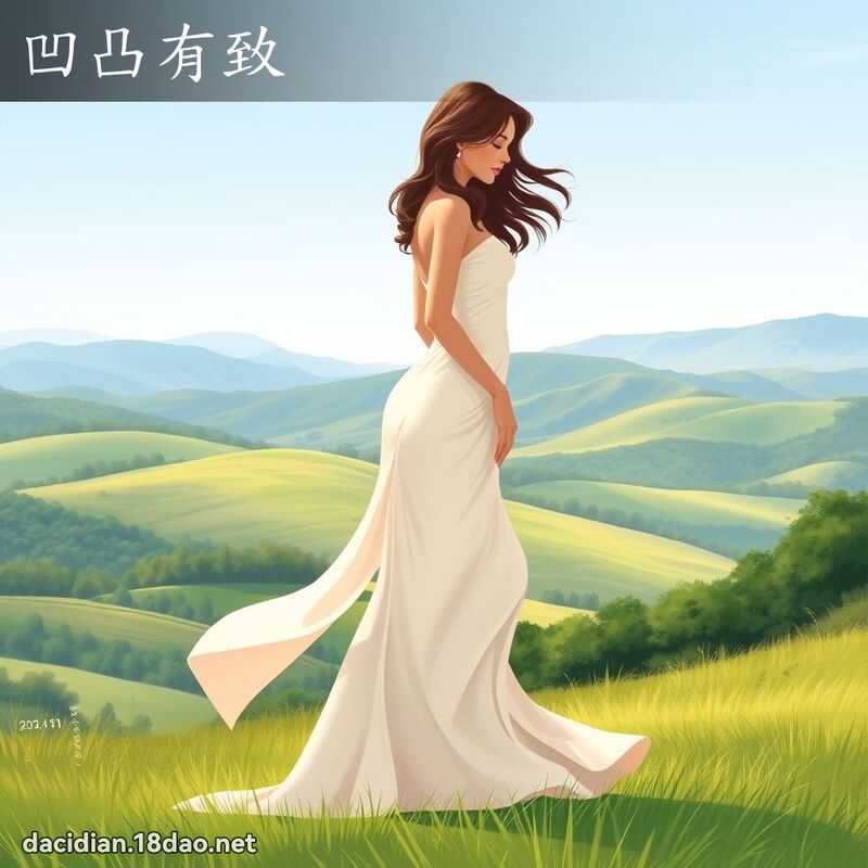 凹凸有致 - 国语大辞典配图