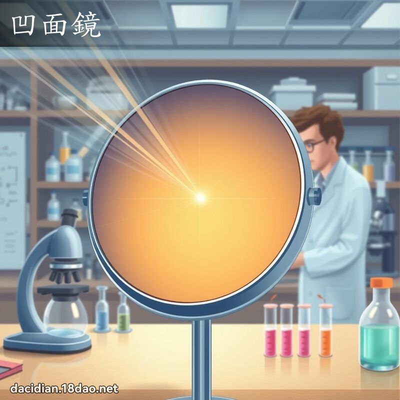 凹面鏡 - 國語大辭典配圖