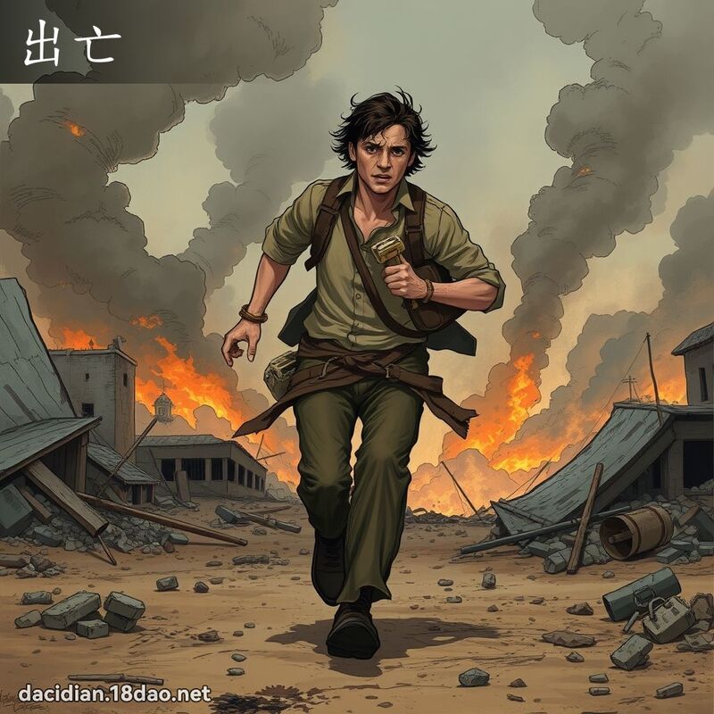 出亡 - 国语大辞典配图