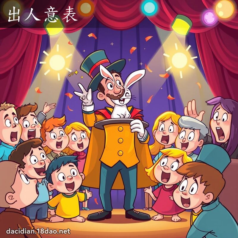 出人意表 - 國語大辭典配圖