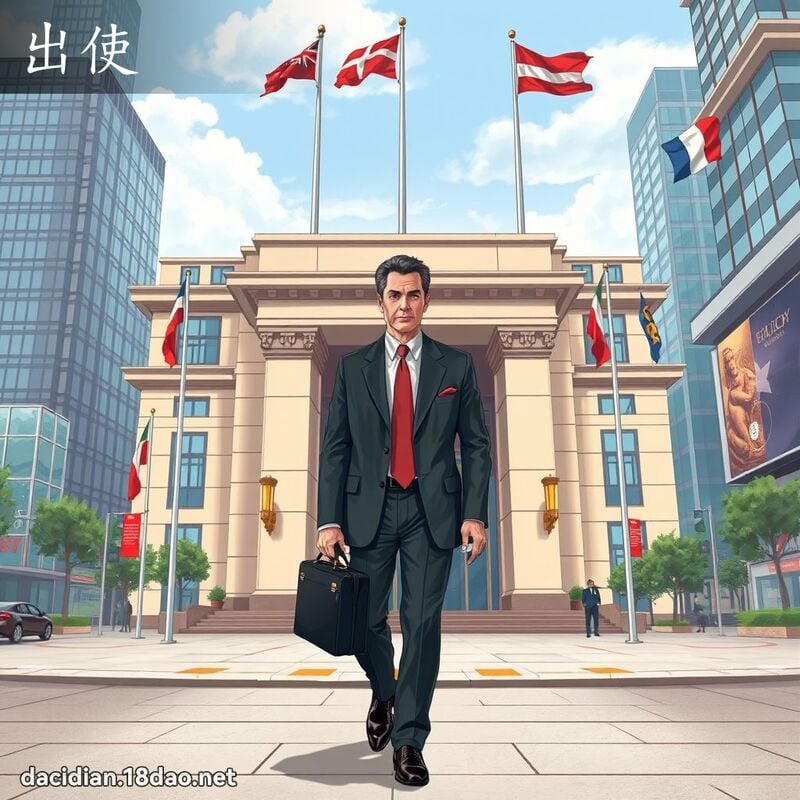 出使 - 國語大辭典配圖