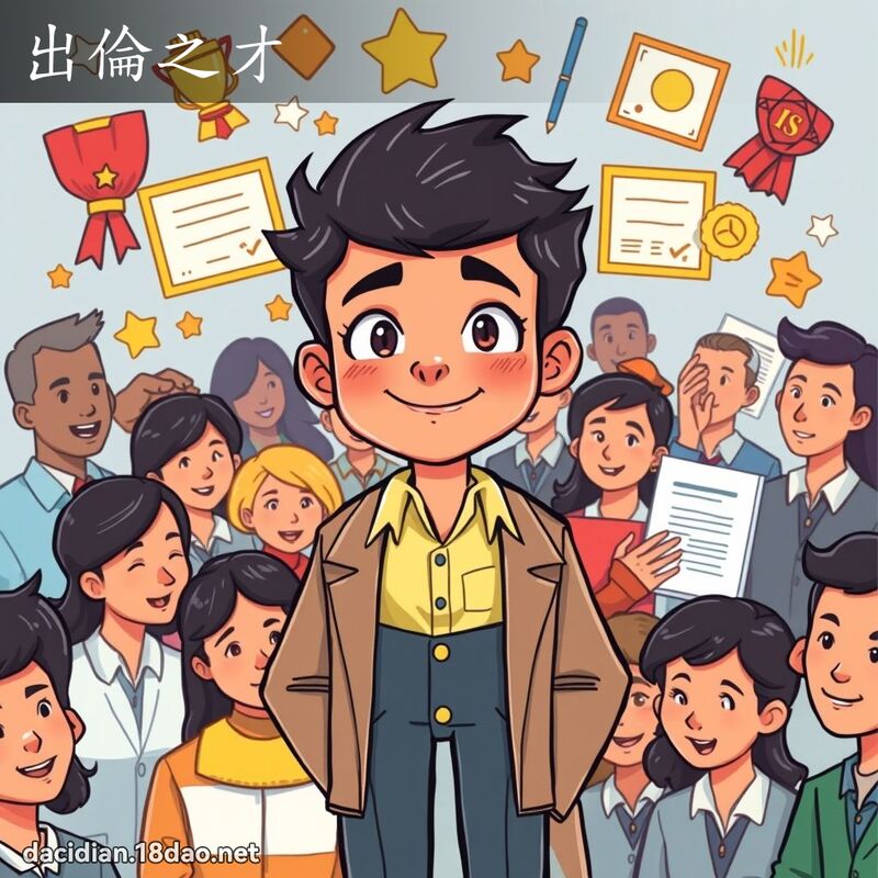 出倫之才 - 國語大辭典配圖