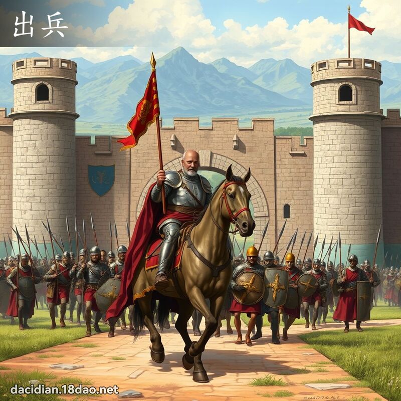 出兵 - 國語大辭典配圖
