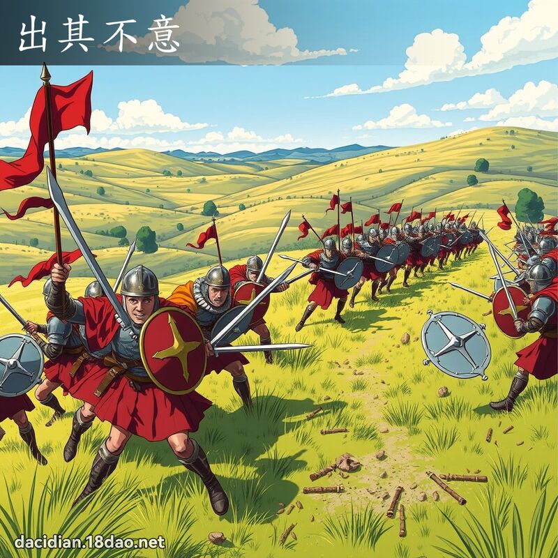 出其不意 - 國語大辭典配圖