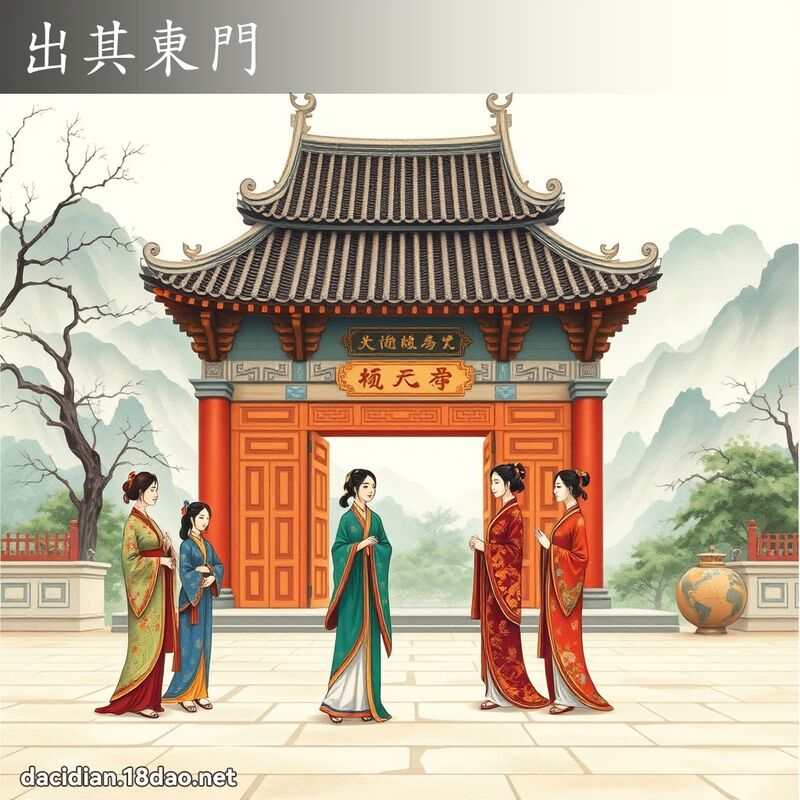 出其東門 - 國語大辭典配圖