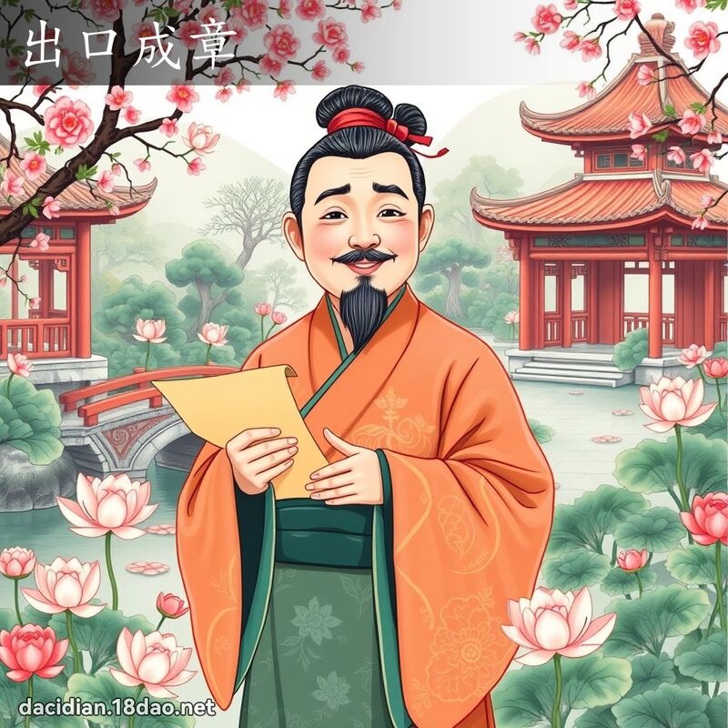 出口成章 - 国语大辞典配图