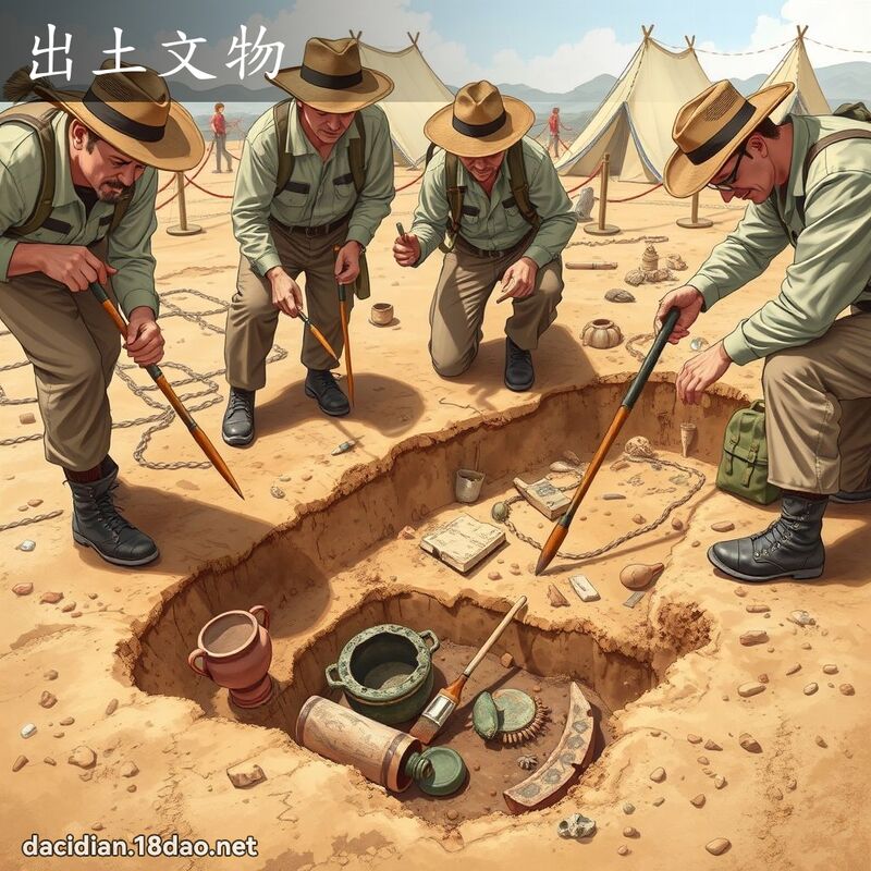 出土文物 - 國語大辭典配圖