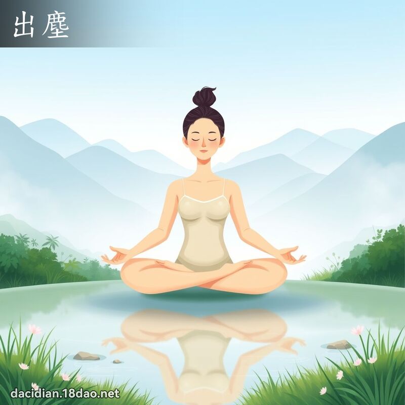 出尘 - 国语大辞典配图