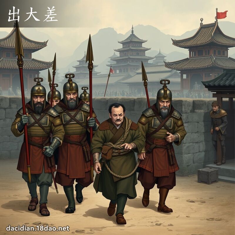 出大差 - 國語大辭典配圖