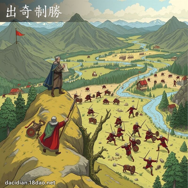 出奇制勝 - 國語大辭典配圖