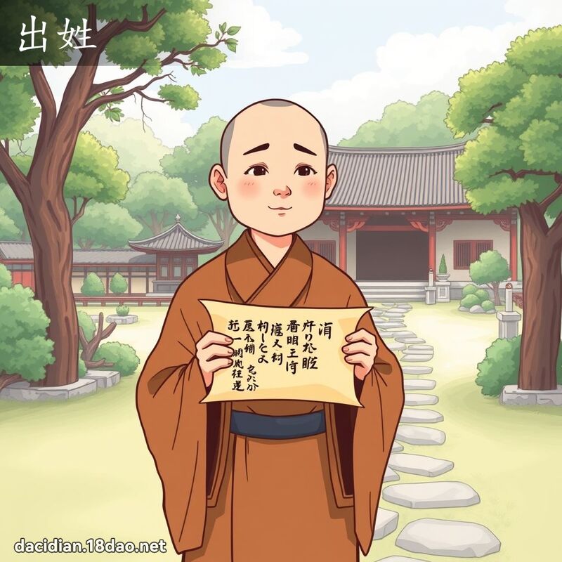 出姓 - 國語大辭典配圖