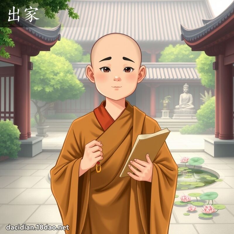 出家 - 國語大辭典配圖
