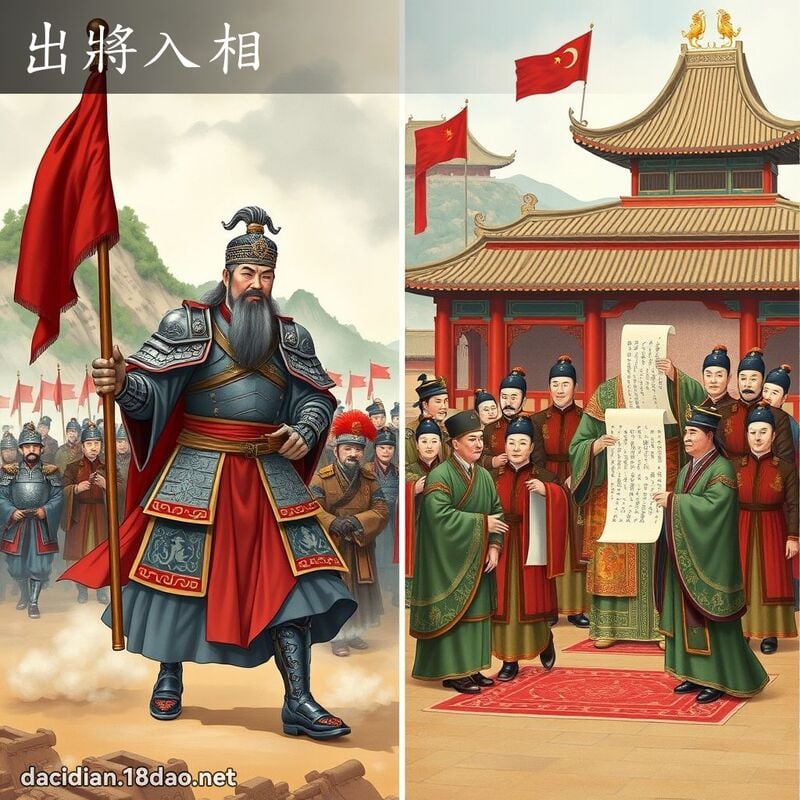 出將入相 - 國語大辭典配圖