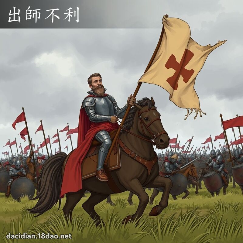 出師不利 - 國語大辭典配圖