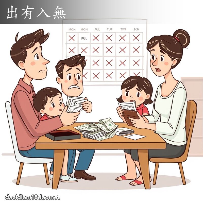 出有入无 - 国语大辞典配图