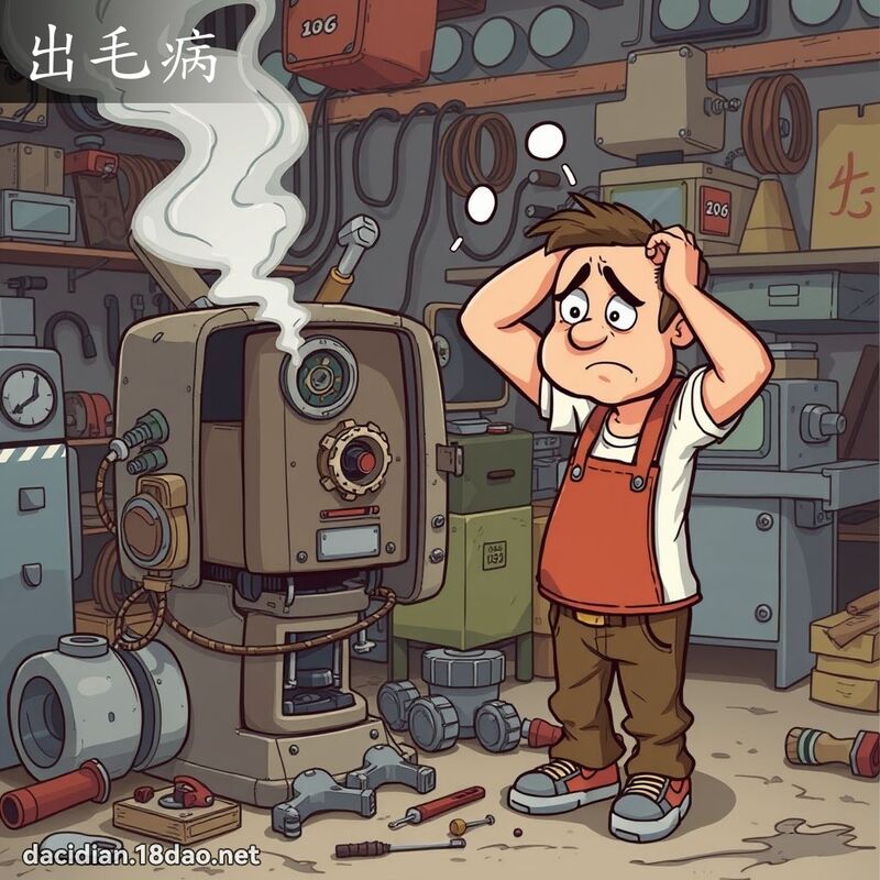 出毛病 - 國語大辭典配圖