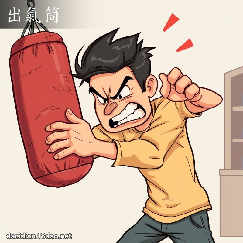 出氣筒 - 國語大辭典配圖