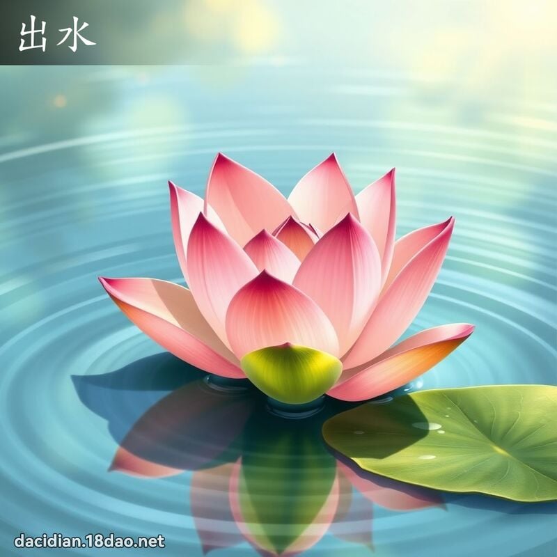 出水 - 國語大辭典配圖