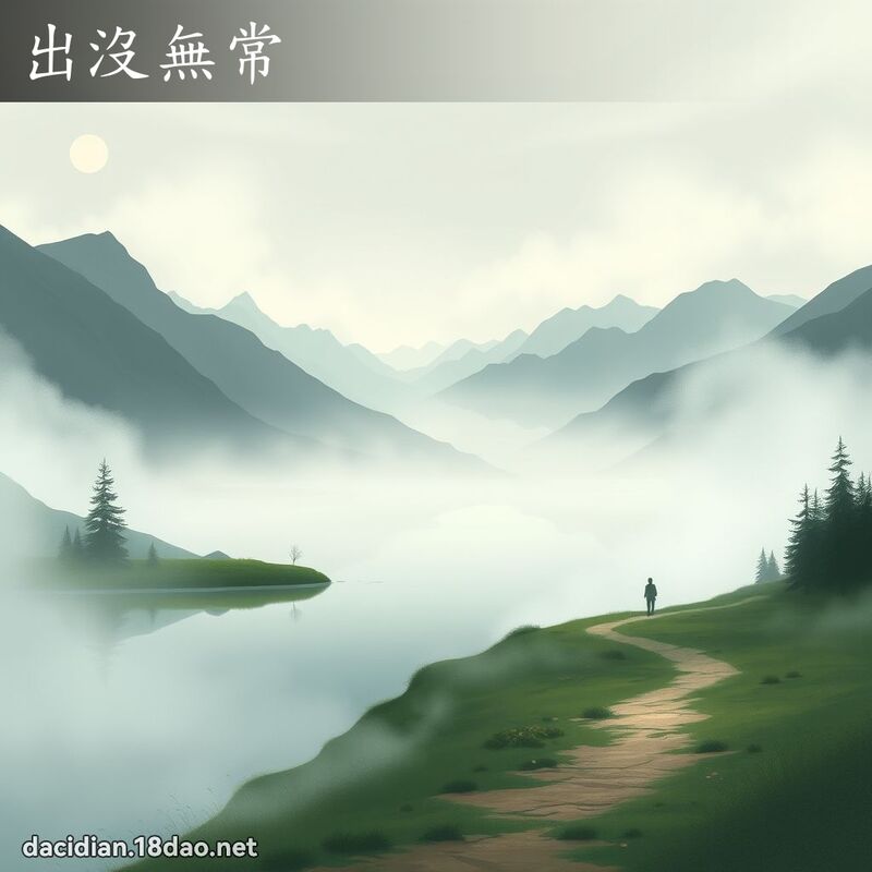 出沒無常 - 國語大辭典配圖