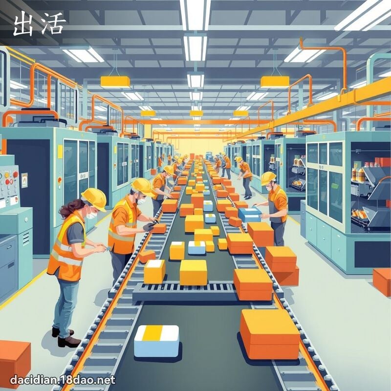 出活 - 國語大辭典配圖