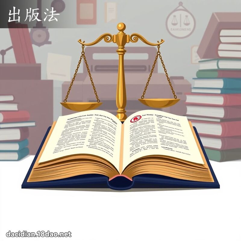 出版法 - 国语大辞典配图