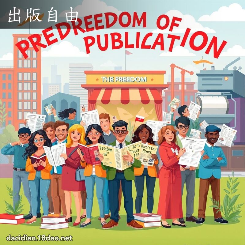 出版自由 - 国语大辞典配图