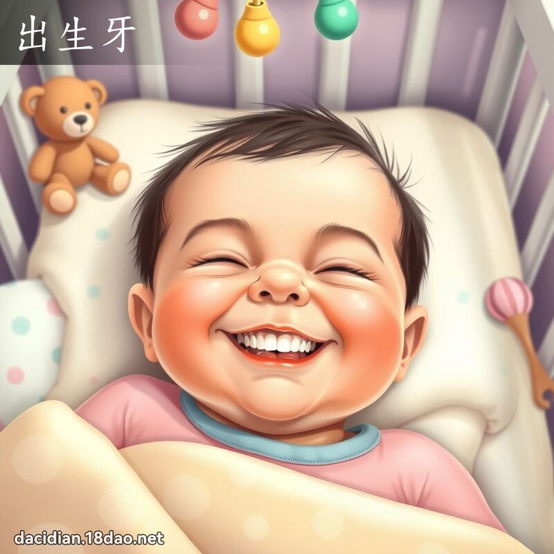 出生牙 - 国语大辞典配图