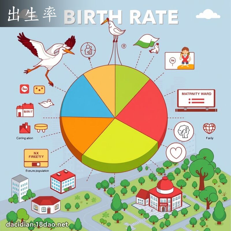 出生率 - 国语大辞典配图