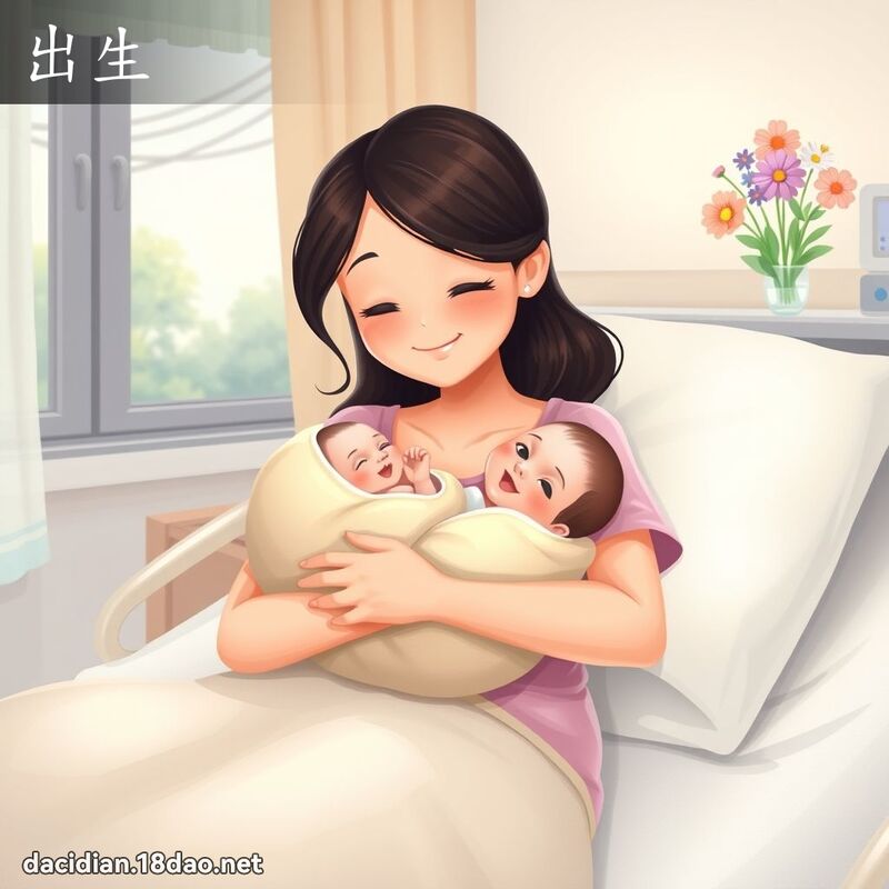 出生 - 國語大辭典配圖
