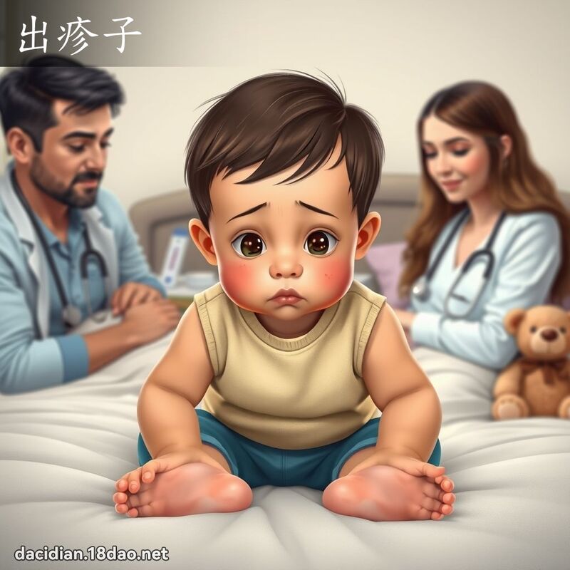 出疹子 - 国语大辞典配图