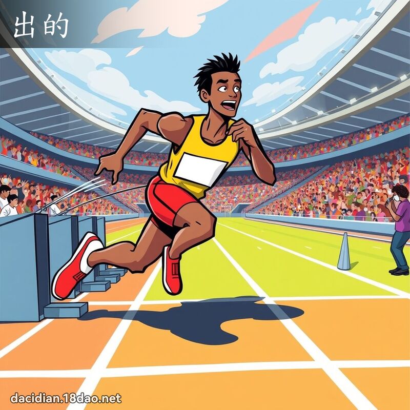 出的 - 国语大辞典配图