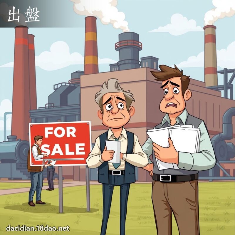 出盘 - 国语大辞典配图
