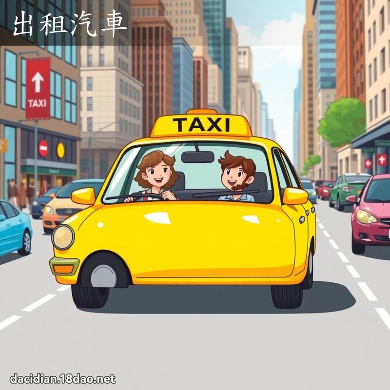 出租汽车 - 国语大辞典配图