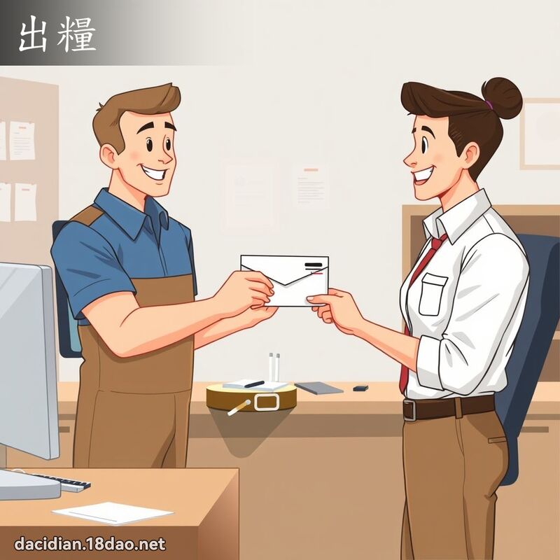 出粮 - 国语大辞典配图