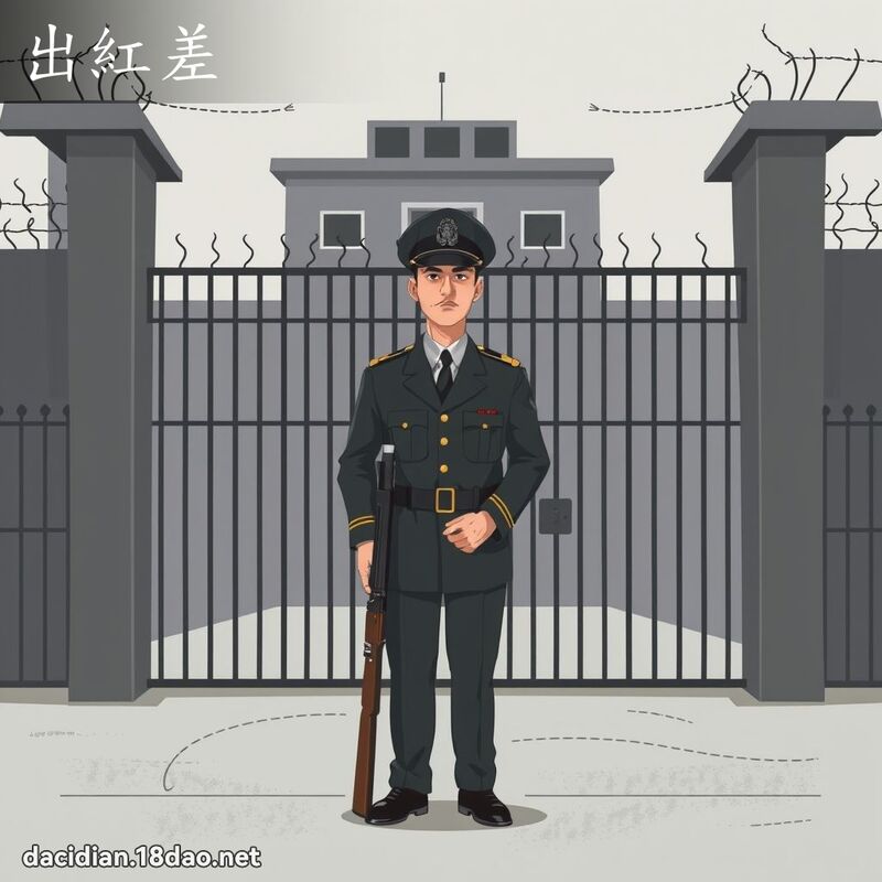 出红差 - 国语大辞典配图