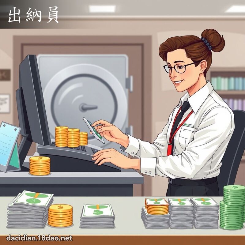 出纳员 - 国语大辞典配图