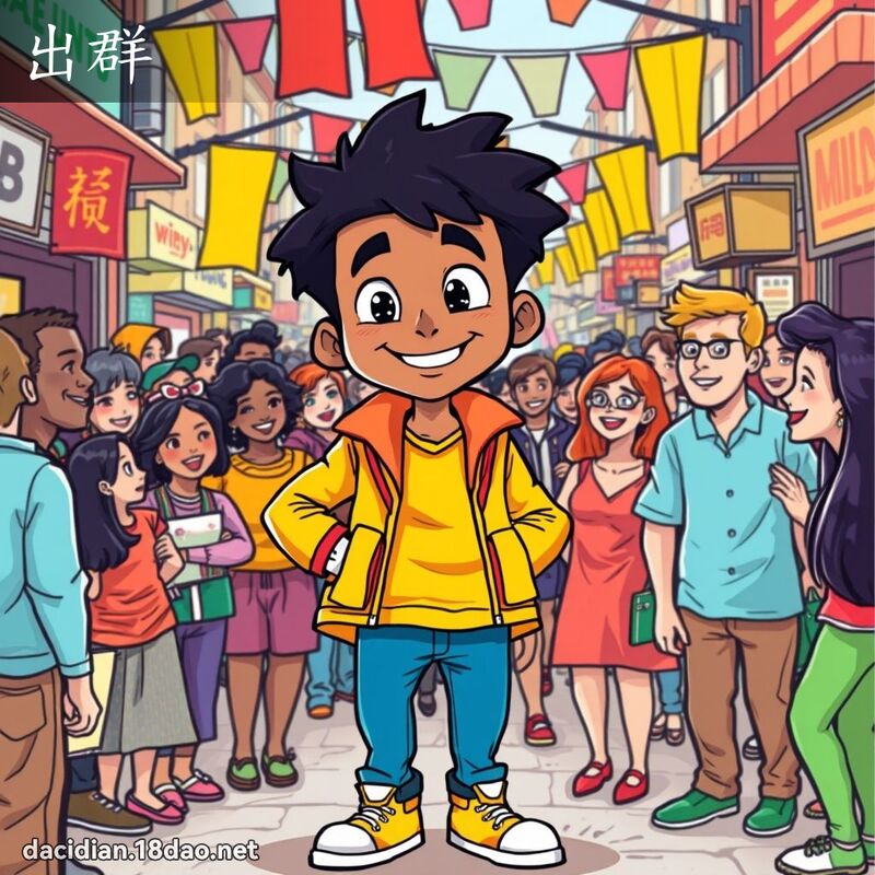 出群 - 國語大辭典配圖