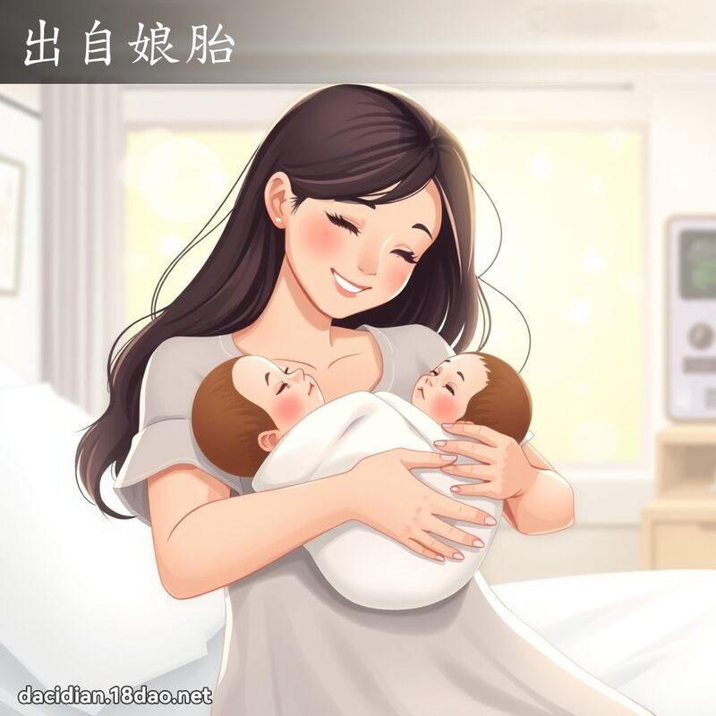 出自娘胎 - 国语大辞典配图