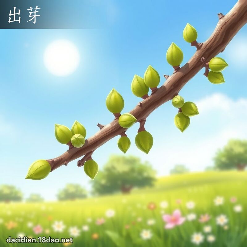 出芽 - 国语大辞典配图