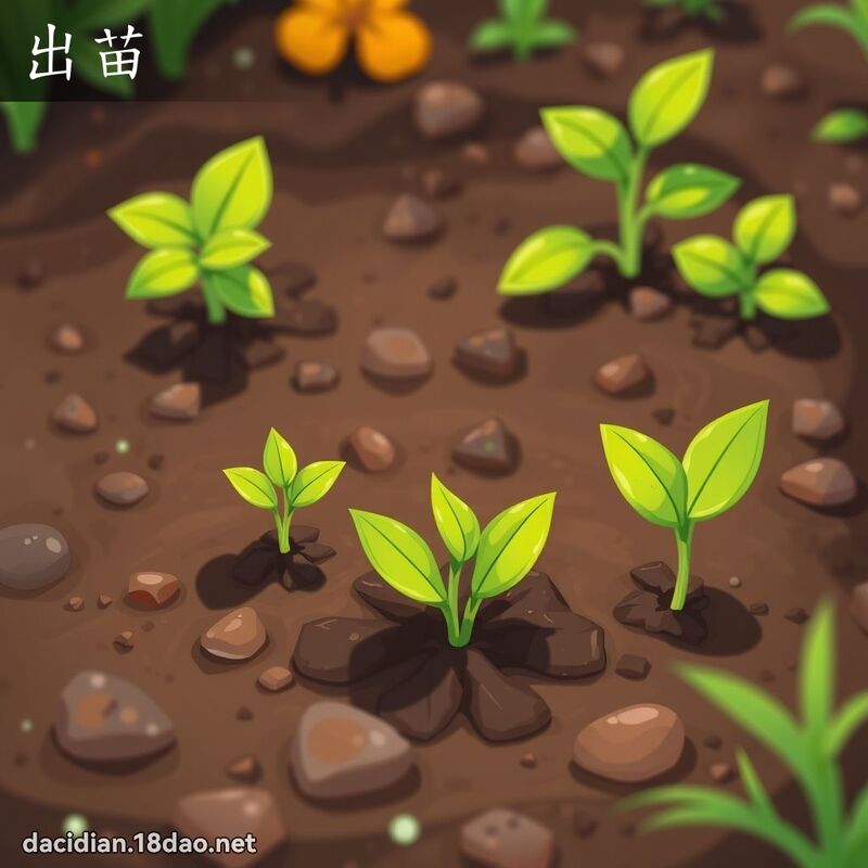 出苗 - 國語大辭典配圖