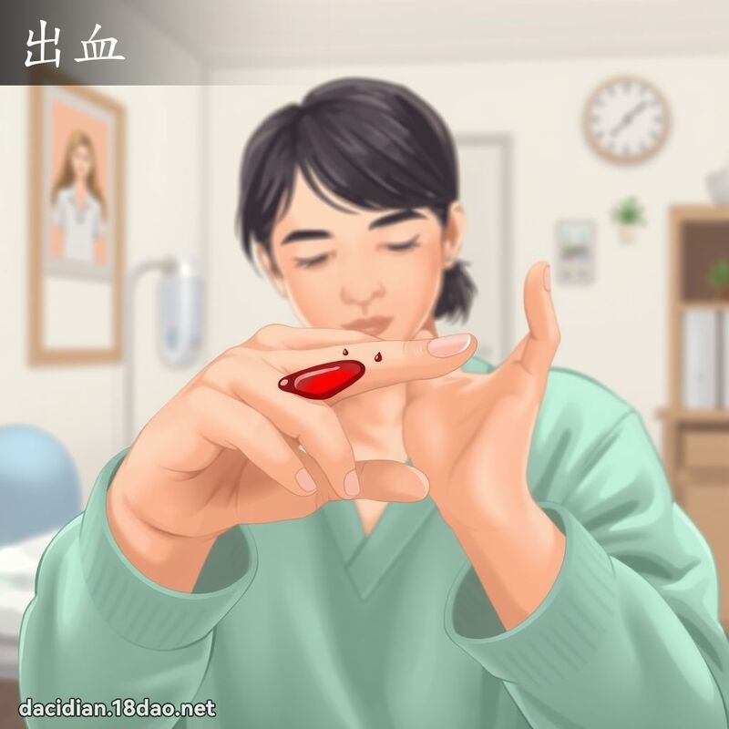 出血 - 国语大辞典配图